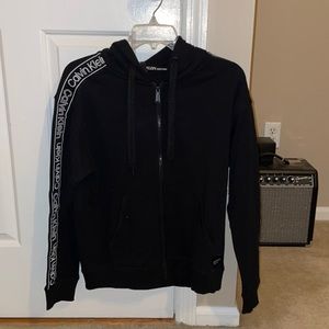 Calvin Klein Black Zip Up; Never Worn Still Has Tag!